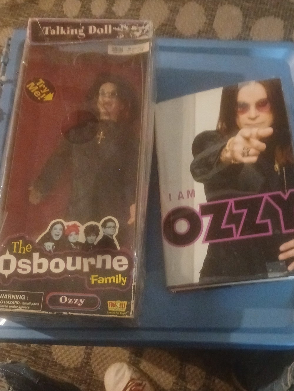 The Osbourne Family Ozzy Talking Doll with I Am Ozzy Book - Black